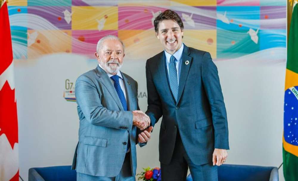 Com premiê do Canadá, Lula falou de meio ambiente, comércio e Ucrânia