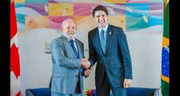 Com premiê do Canadá, Lula falou de meio ambiente, comércio e Ucrânia