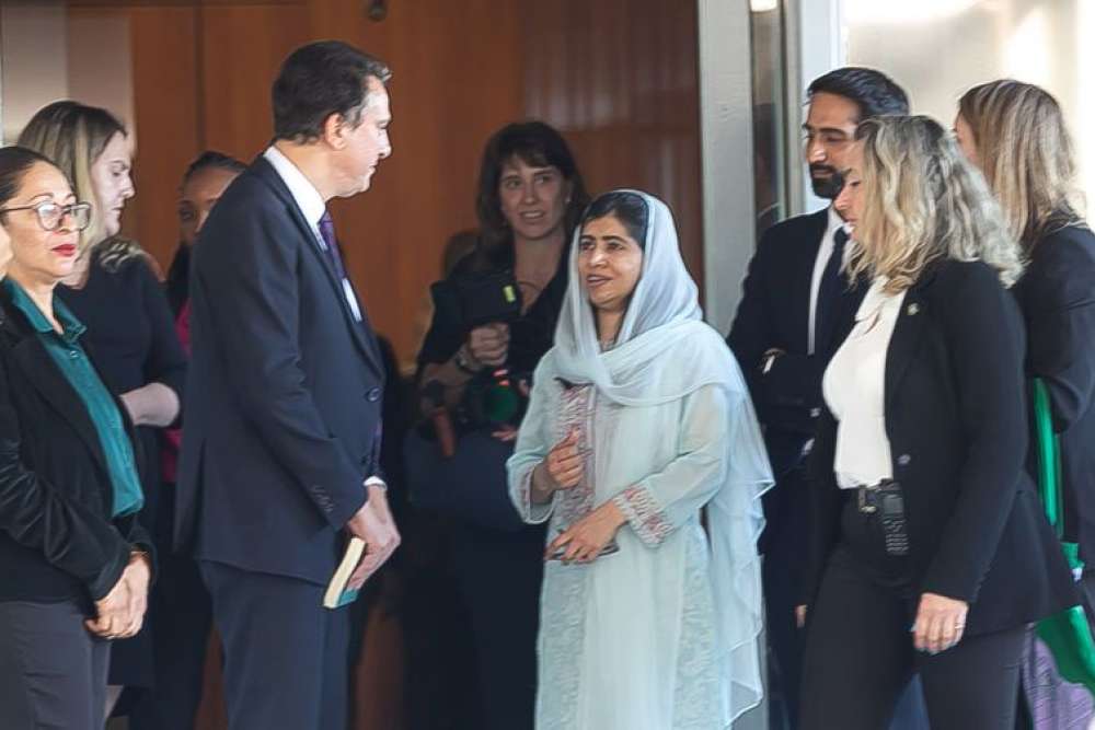 Em Brasília, Malala defende educação mais inclusiva