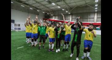 Brasil é bicampeão de Grand Prix Internacional de futebol de cegos