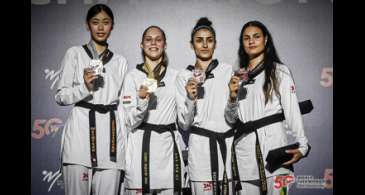 Maria Clara Pacheco é bronze no Mundial de Taekwondo