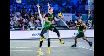 Basquete 3x3: seleção masculina garante vaga na semi da Copa do Mundo