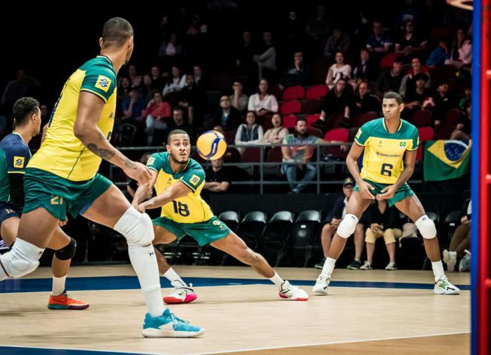 Brasil e Argentina duelam pela Liga das Nações de vôlei masculino