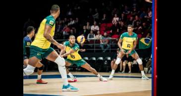 Brasil e Argentina duelam pela Liga das Nações de vôlei masculino