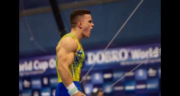 Caio Souza lidera ginástica brasileira em etapa da Copa do Mundo