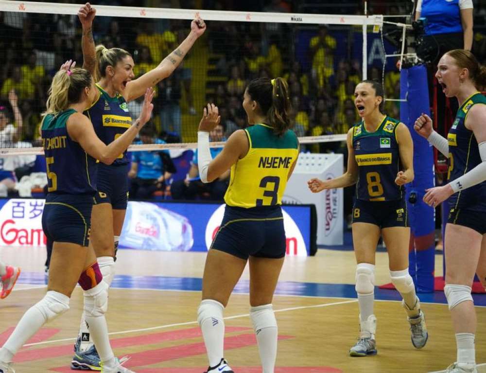 Liga das Nações: Brasil derrota bicampeã mundial Sérvia