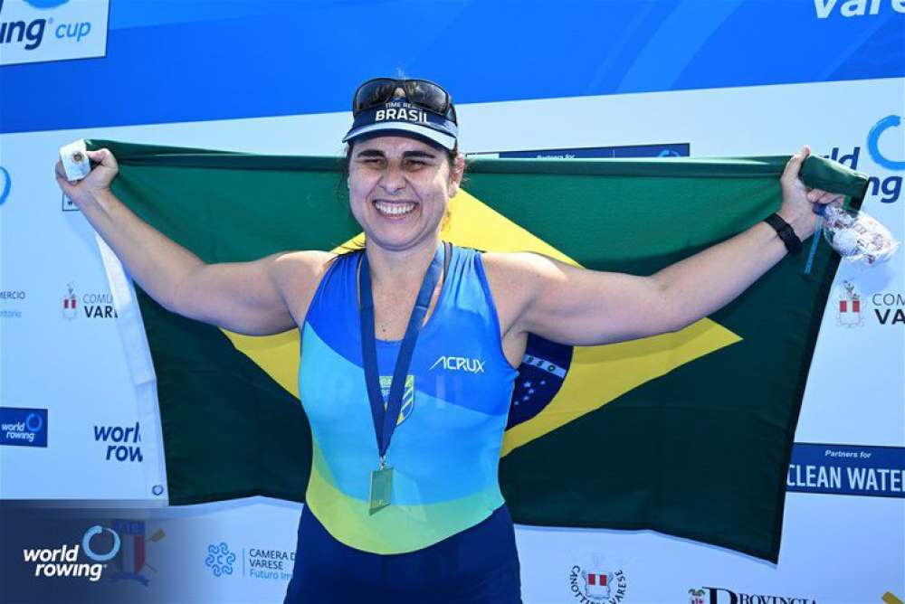 Brasil encerra Copa do Mundo de remo paralímpico com três medalhas