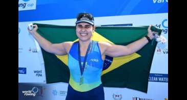 Brasil encerra Copa do Mundo de remo paralímpico com três medalhas