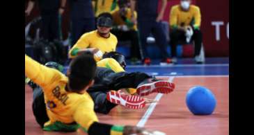 Seleção masculina estreia com vitória no Mundial de goalball