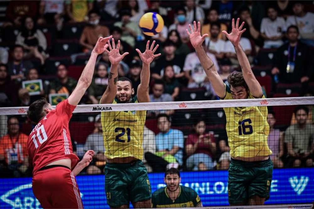 Liga das Nações: Brasil é superado pela Polônia por 3 sets a 1