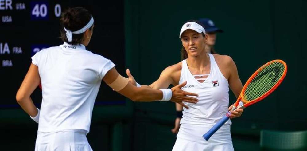 Duplas de Luisa Stefani e de Marcelo Melo se despedem de Wimbledon