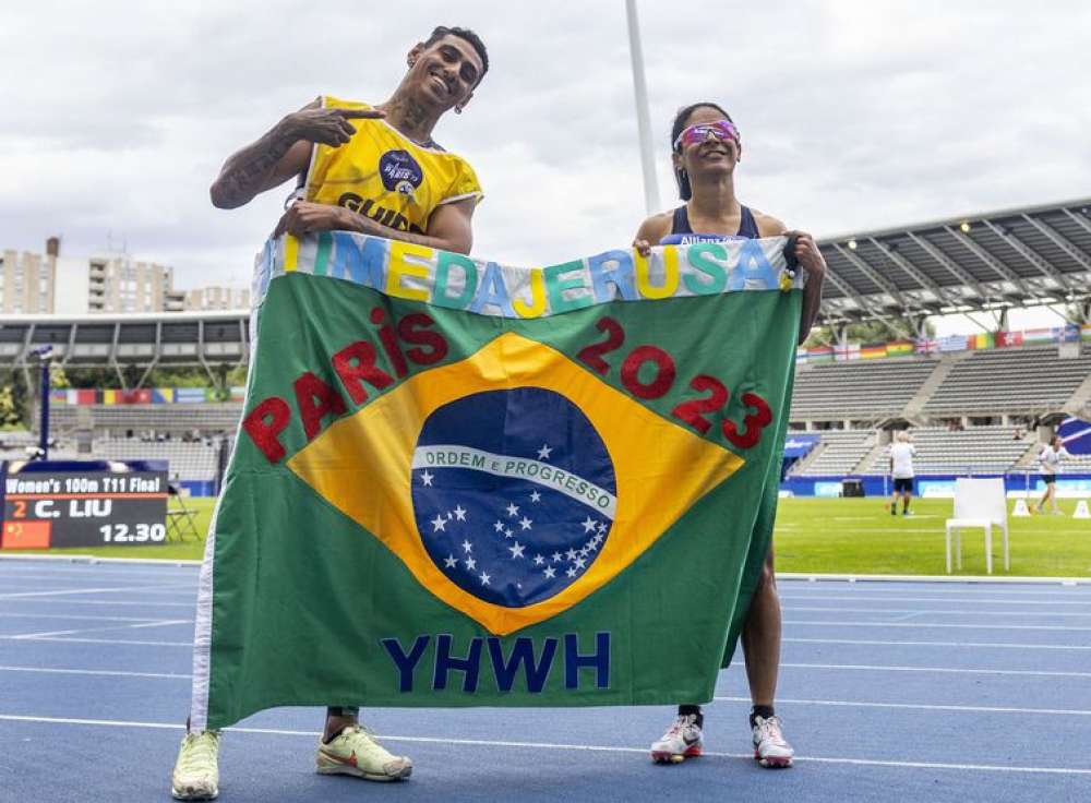 Atletismo: Brasil é ouro com Yeltsin e Jerusa no Mundial Paralímpico