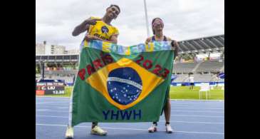 Atletismo: Brasil é ouro com Yeltsin e Jerusa no Mundial Paralímpico