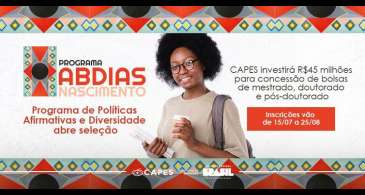 Capes abre inscrições para bolsas de programa de políticas afirmativas