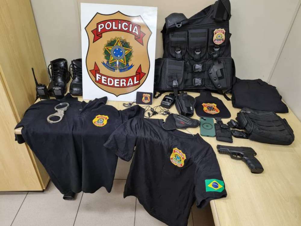 PF apreende no Rio equipamentos de falso policial federal