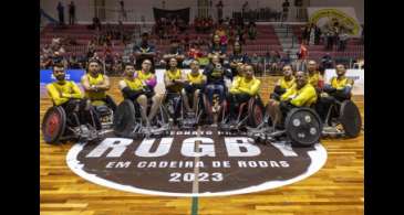 Santer é campeão do Brasileiro de rugby em cadeira de rodas