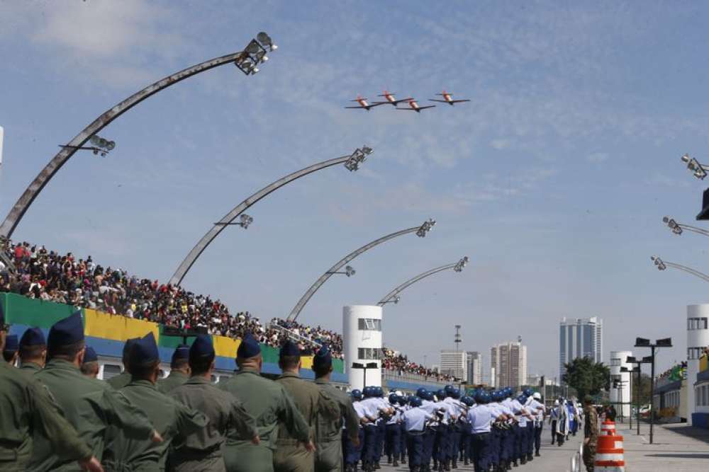 Sambódromo de São Paulo recebe desfile de 7 de setembro