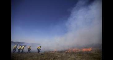 Quilombolas lideram combate ao fogo na Chapada dos Veadeiros