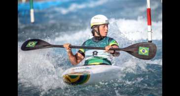 Canoagem slalom: Ana Sátila garante presença nos Jogos de Paris