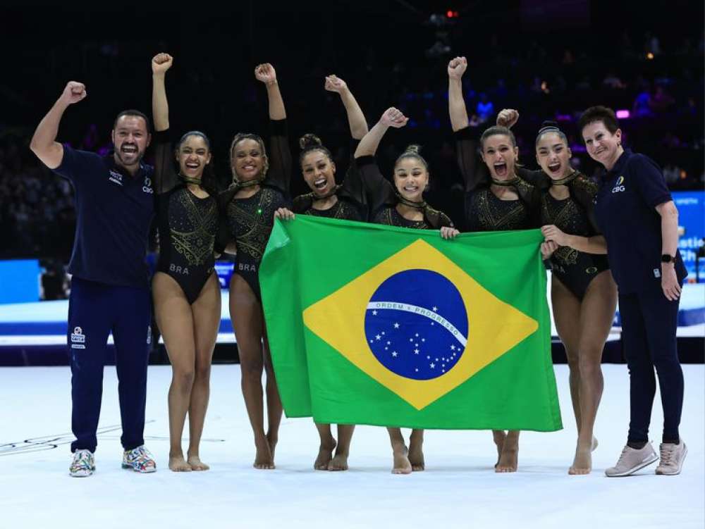 Ginástica Artística: Brasil é prata na disputa de equipes femininas