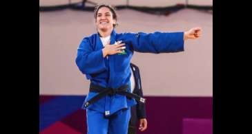 Mayra Aguiar e Rafael Macedo são bronze no World Masters de Judô