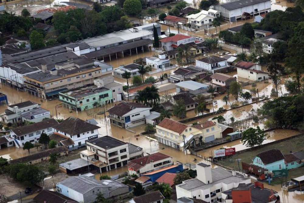 Santa Catarina permanece em alerta para temporais