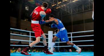 Boxeador Luiz Oliveira 'Bolinha' vence na estreia no Pan de Santiago