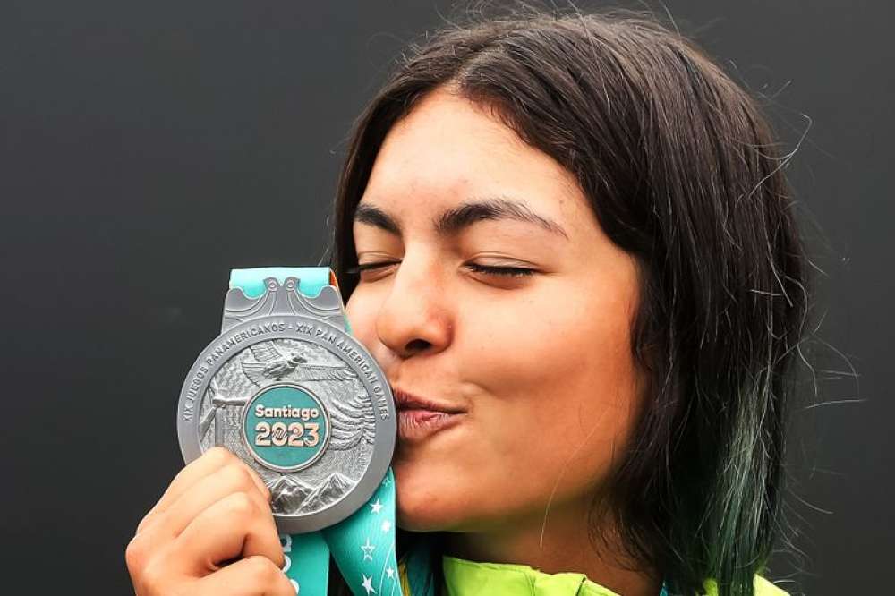 Brasil é prata com Raicca Ventura no skate park no Pan-Americano