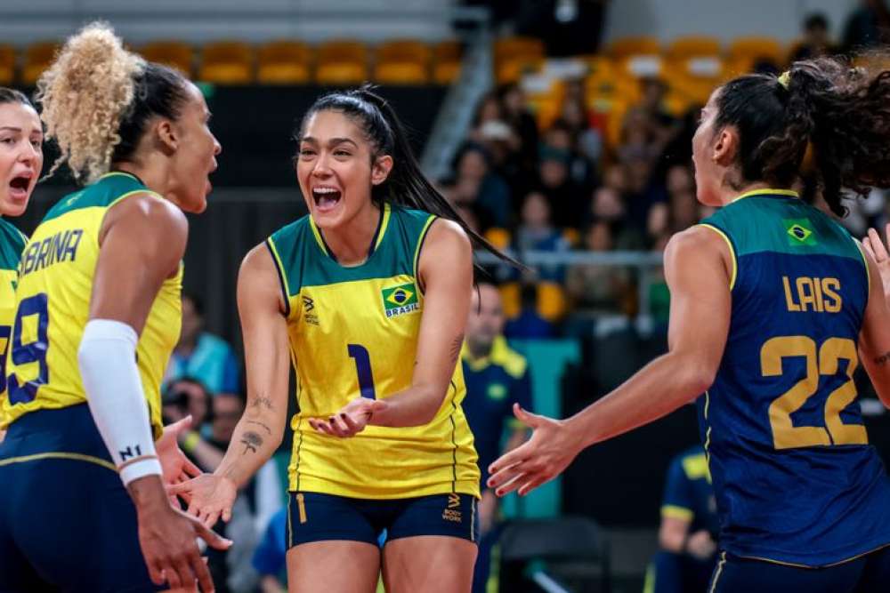 Pan-Americanos: Brasil bate Argentina e segue 100% no vôlei feminino