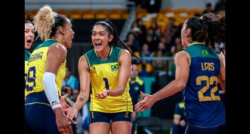 Pan-Americanos: Brasil bate Argentina e segue 100% no vôlei feminino