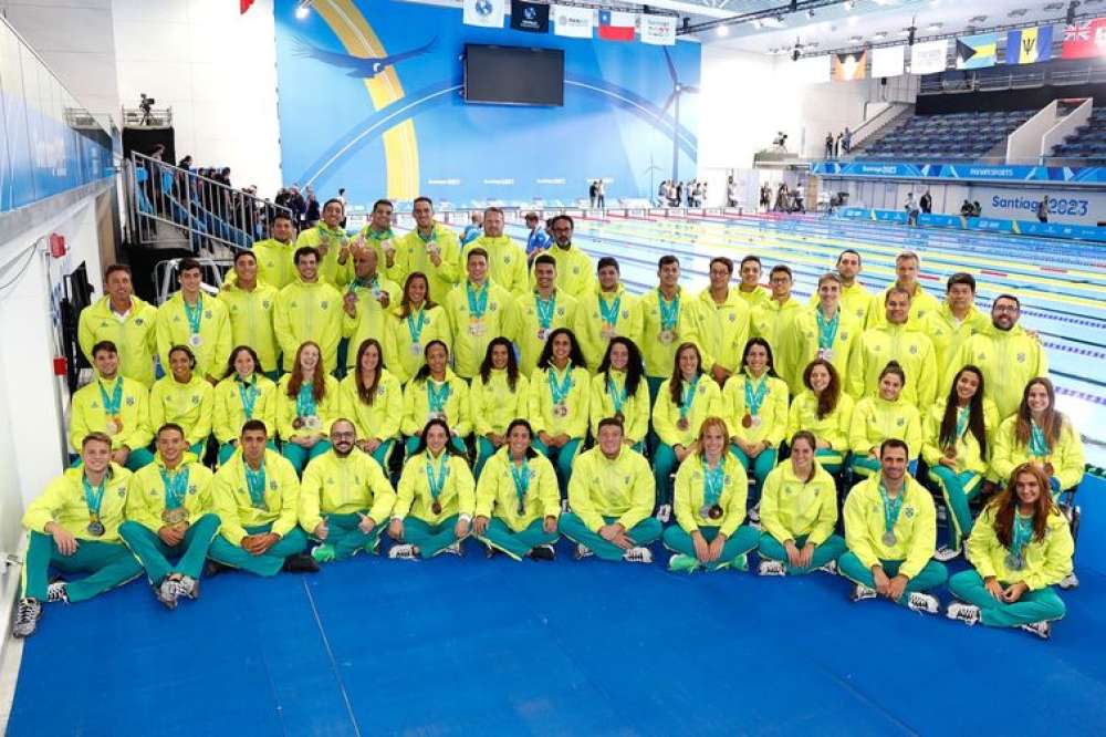 Natação brasileira encerra Pan-Americano de Santiago com 25 medalhas