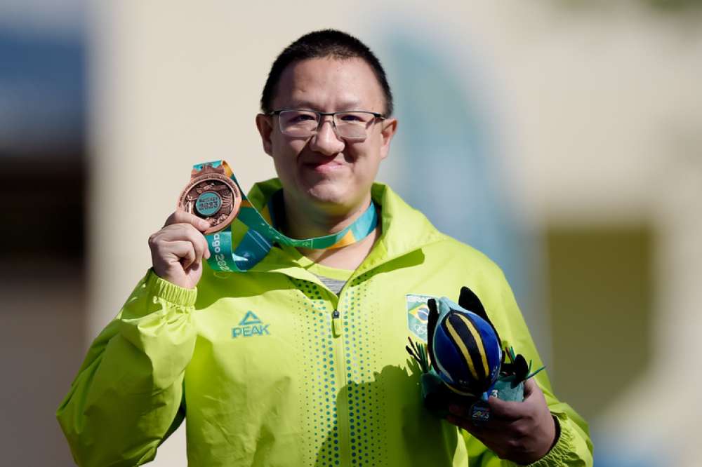 Pan: Felipe Wu conquista bronze na pistola de ar 10 metros