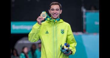 Calderano é tricampeão e Bruna Takahashi vice no tênis de mesa do Pan