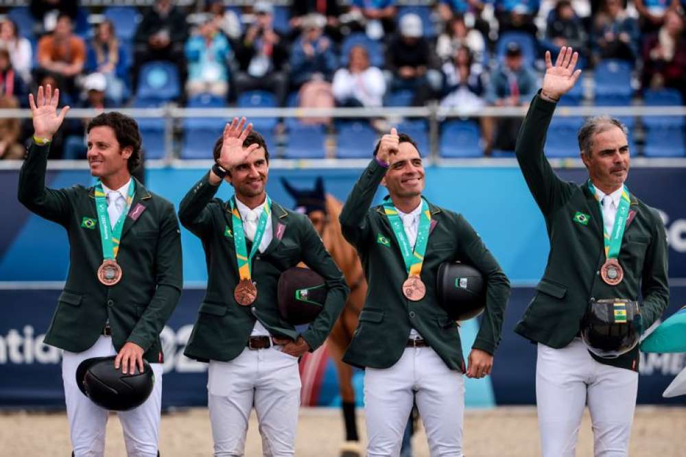 Pan: equipe brasileira garante medalha de bronze nos saltos do hipismo