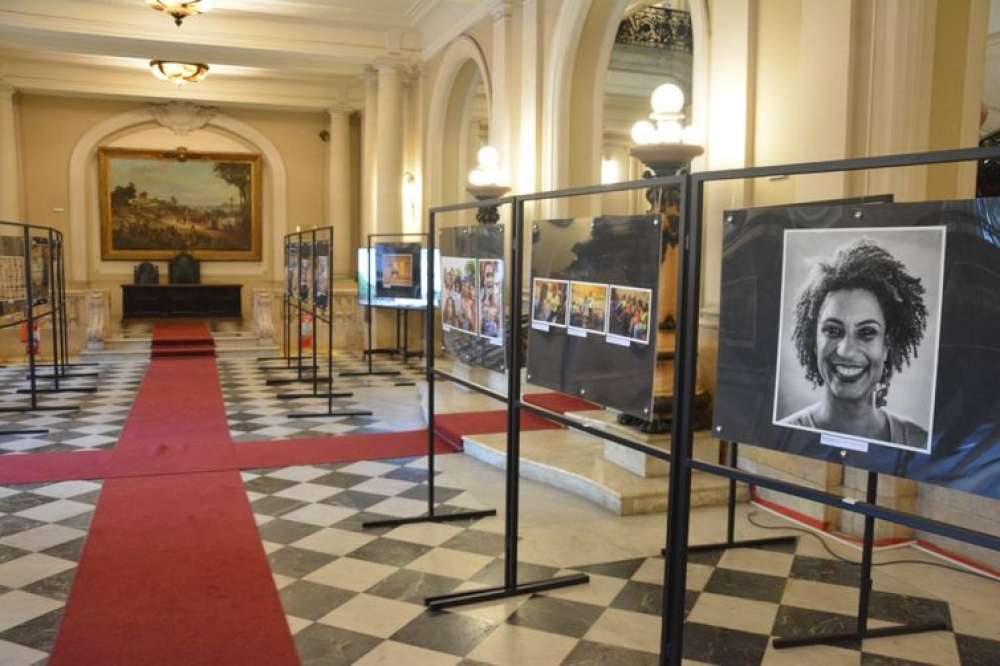 Exposição fotográfica no Rio contra trajetória de Marielle Franco