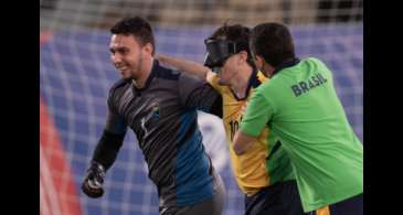 Futebol brasileiro faz festa em dose dupla no Parapan de Santiago