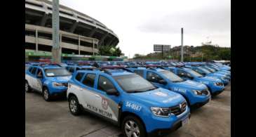 Polícia Militar do Rio recebe 114 viaturas semiblindadas