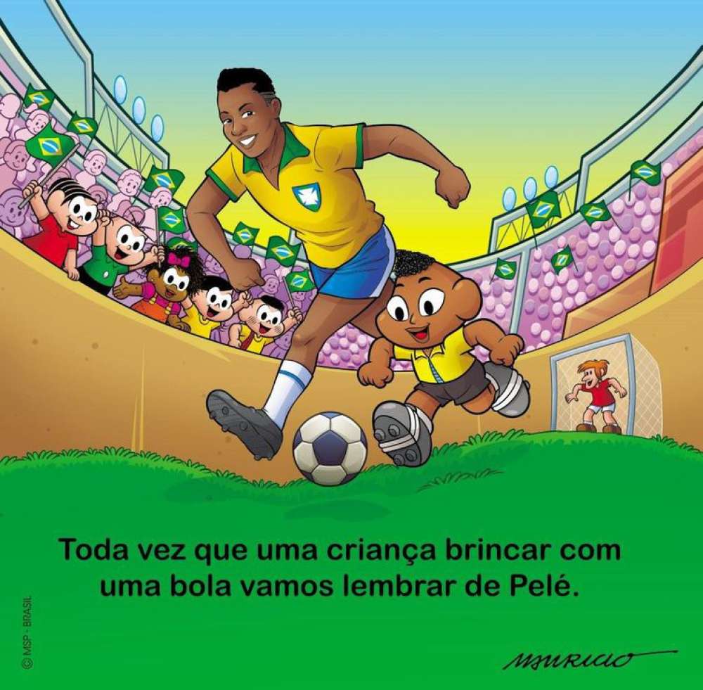 Pelé é homenageado por cartunistas com exposição virtual