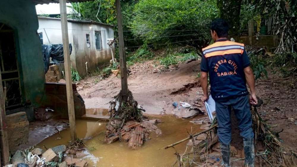 Chuvas em Minas Gerais causaram sete mortes este ano