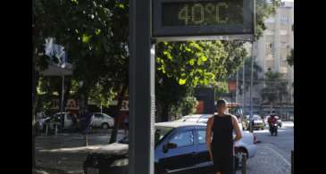 Rio tem fim de semana com 50 graus de sensação térmica