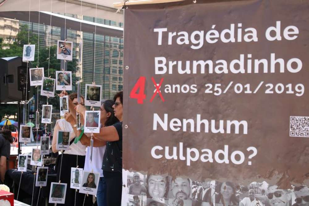 Vítimas da tragédia em Brumadinho são lembradas na capital paulista