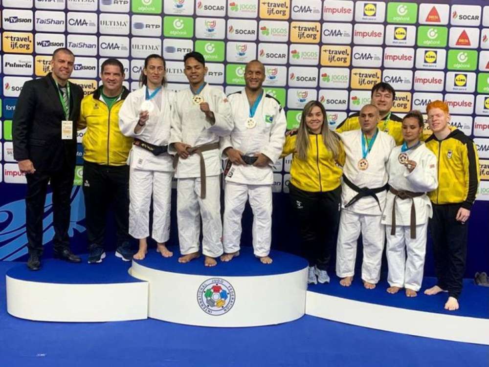 Judô paralímpico estreia no Grand Prix de Almada com cinco pódios