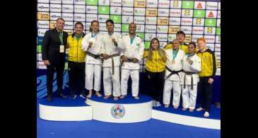 Judô paralímpico estreia no Grand Prix de Almada com cinco pódios