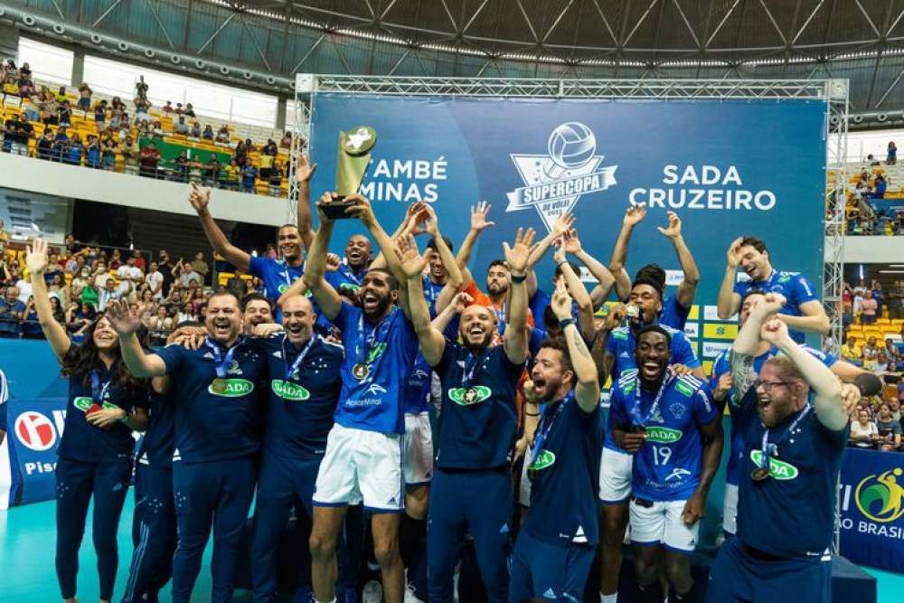 Cruzeiro derrota Minas para conquistar Supercopa de vôlei masculino