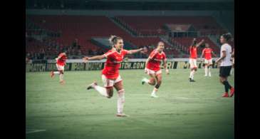 Gurias Coloradas goleiam na abertura da Supercopa do Brasil Feminina