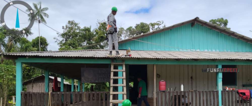 MME instala placas solares em comunidades yanomami em Roraima