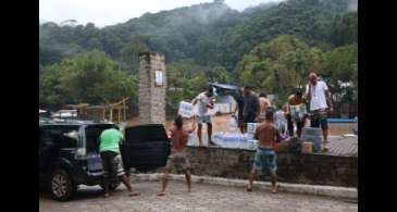 Abastecimento de água é parcialmente restabelecido em São Sebastião