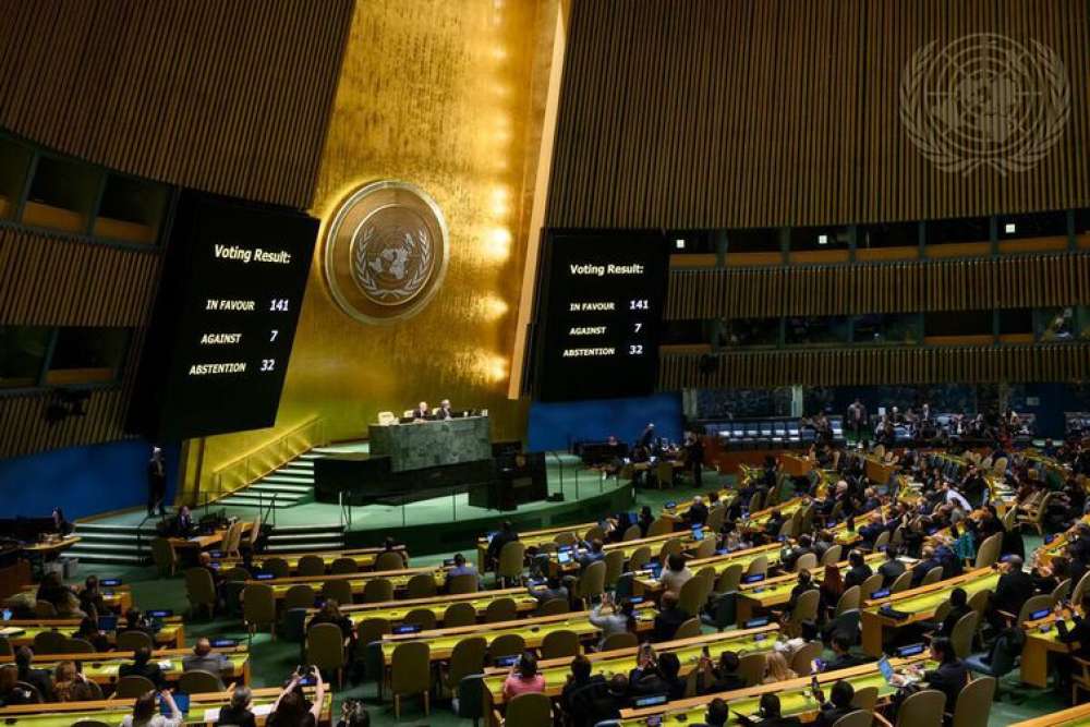 Assembleia Geral da ONU aprova nova resolução pelo fim da guerra