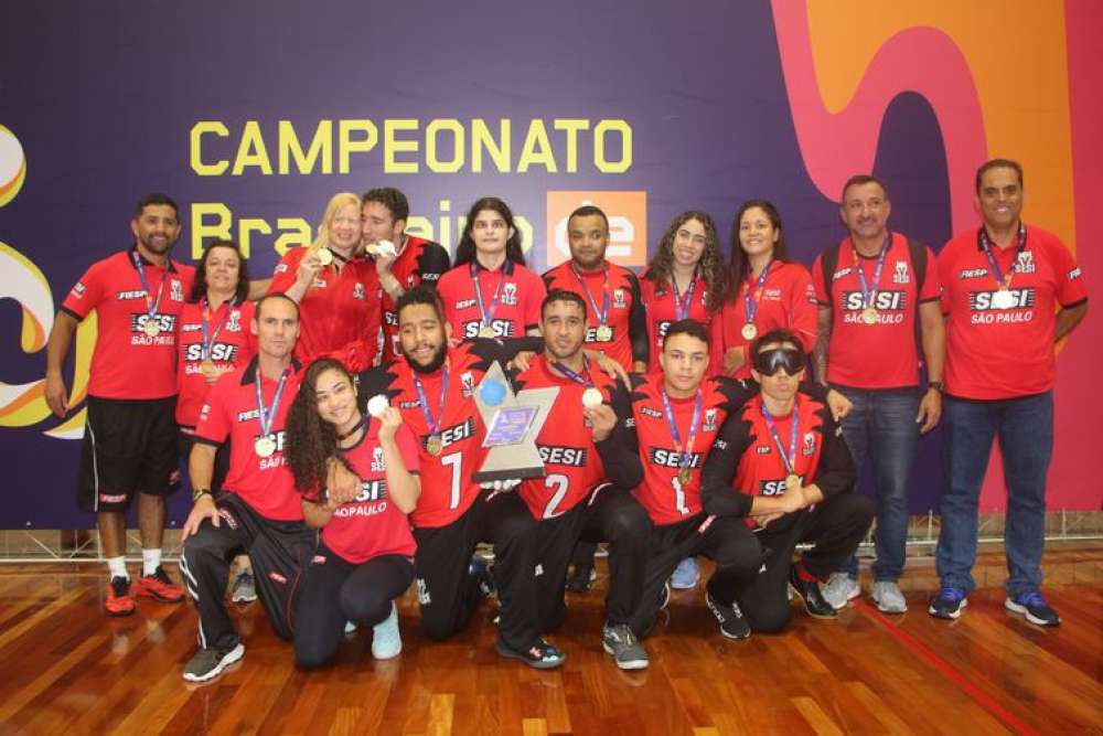 Sesi/SP fatura tricampeonato brasileiro de goalball