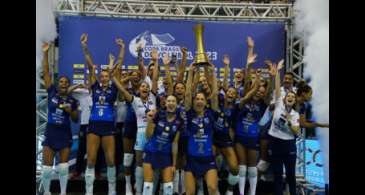 Minas conquista o tricampeonato da Copa Brasil de vôlei feminino